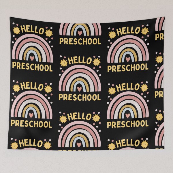 Item preview, Hello Preschool Back to School Preschooler Teacher Student designed and sold by Trankix.