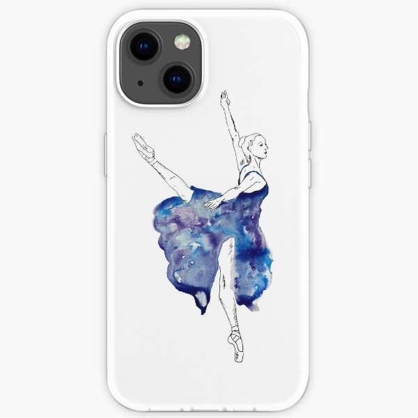 Watercolour Ballerina iPhone Soft Case