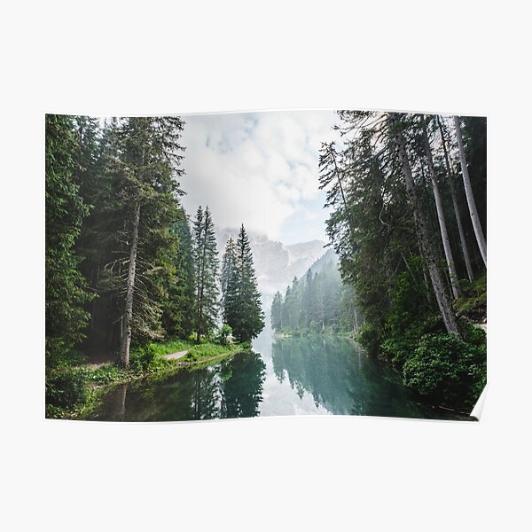 Live the Adventure - Lago Di Braies X Poster