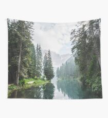 Tela decorativa Vive la aventura - Lago Di Braies X