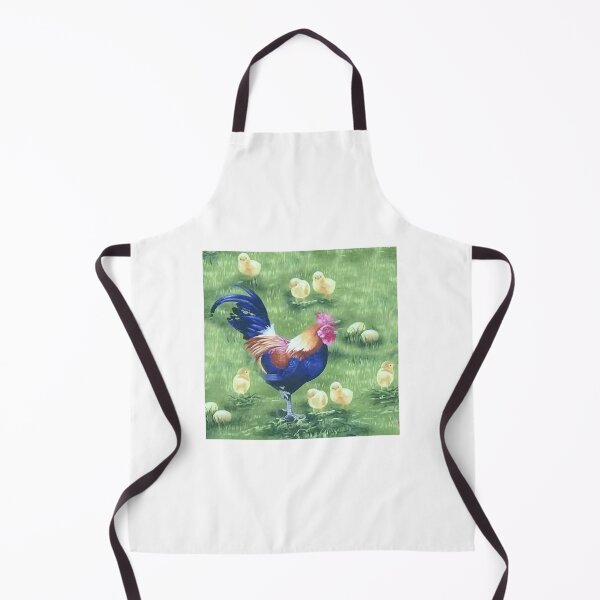 Item preview, A Cock And Chicks In The Garden designed and sold by Hanh-Gallery.