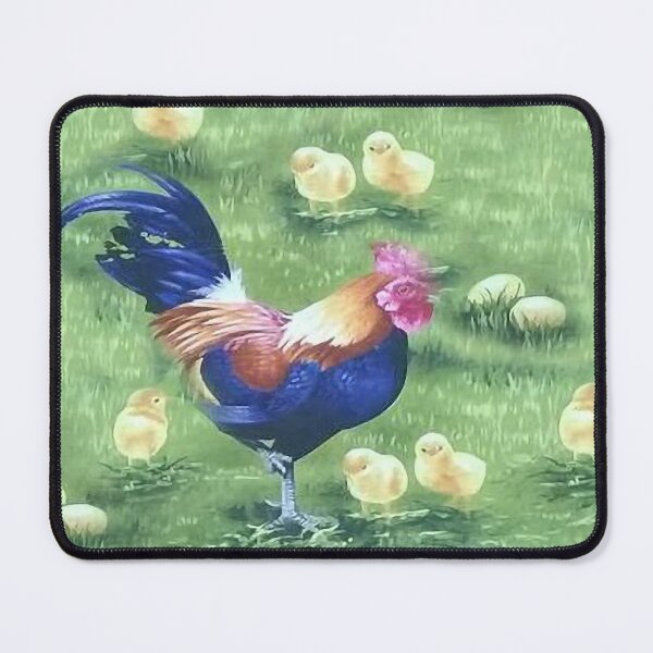 Item preview, A Cock And Chicks In The Garden designed and sold by Hanh-Gallery.