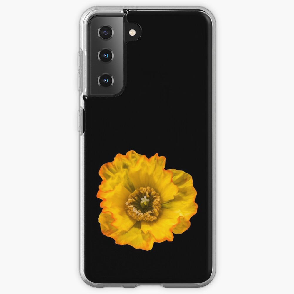 Yellow Poppy Samsung Galaxy Phone Case