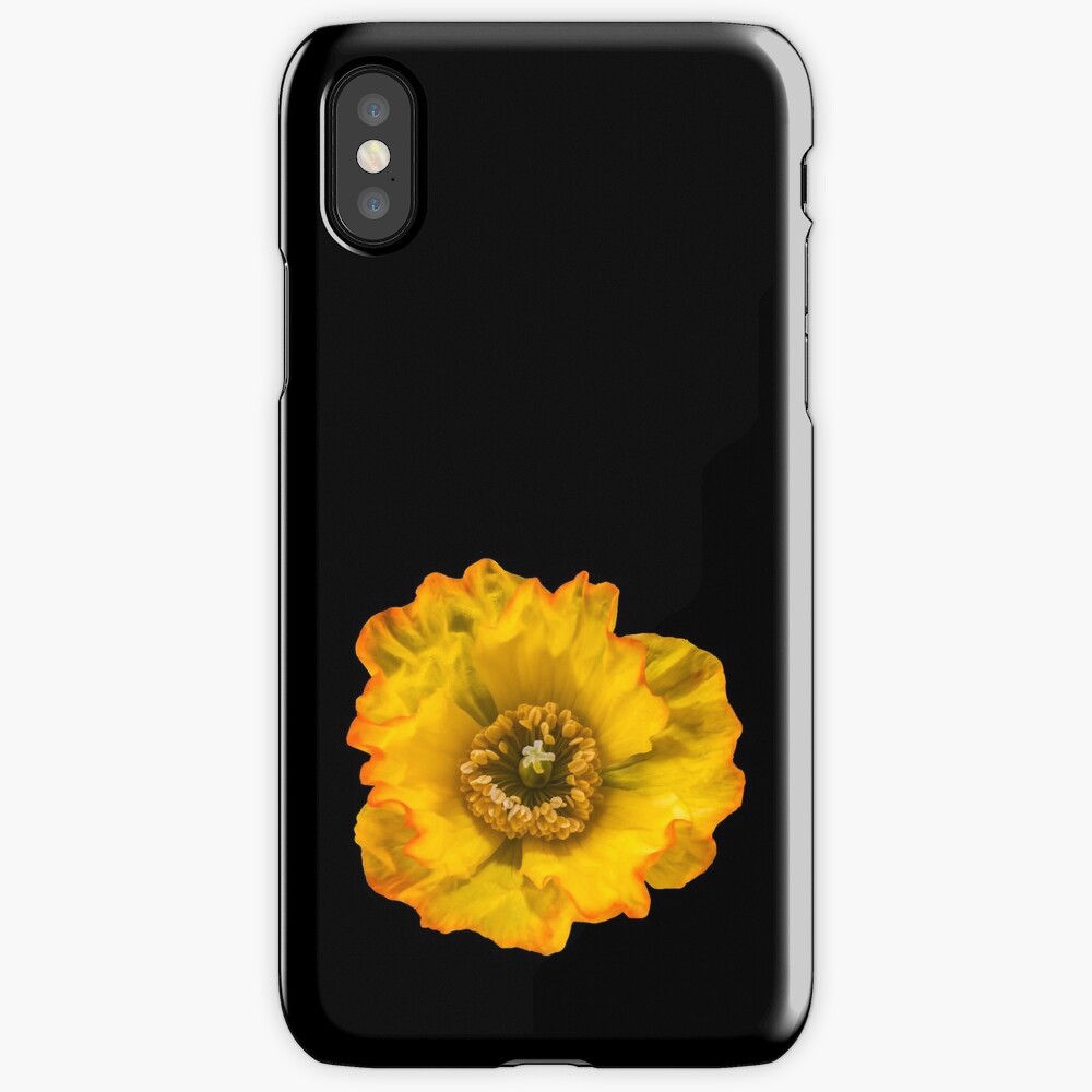 Yellow Poppy iPhone Case & Cover
