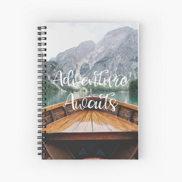 Live the Adventure - Adventure Awaits Spiral Notebook