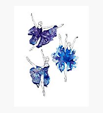 Watercolour Ballerinas Photographic Print