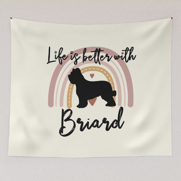 Item preview, Briard Rainbow Aesthetic Boho designed and sold by rafaeltto.