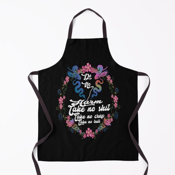 Item preview, Do no harm take no shit take no crap take no bull,,floral,V987.  designed and sold by Chakilogy.