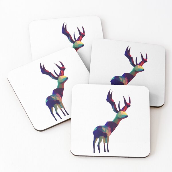 Item preview, Deer Indigo Inked designed and sold by PolygonXYZ.