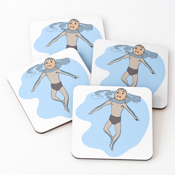 Item preview, Avatar aang swiming designed and sold by EsoKafi Design.