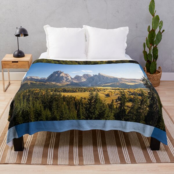 Item preview, Beautiful green landscape with green trees and mountain at sunset art designed and sold by BEAUTY ⭐⭐⭐⭐⭐.