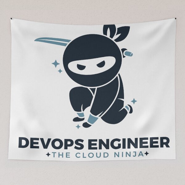 Item preview, Cute Devops Engineer The Cloud Ninja designed and sold by EdealDesign.