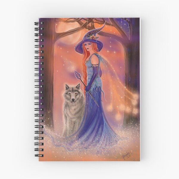 Item preview, Wakanda and Wynona witch and wolf by Renee Lavoie designed and sold by Renee Lavoie.