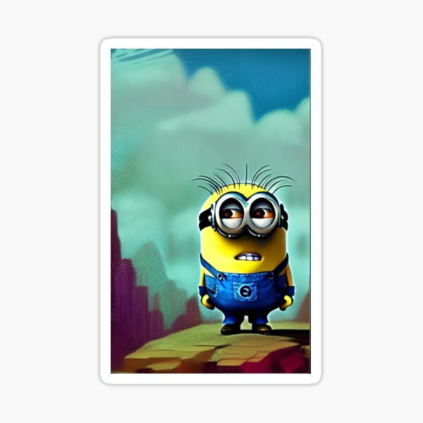 Minion Sticker For Sale By Overaltruist Redbubble