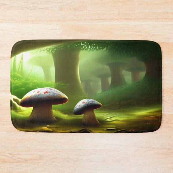 Item preview, Mushroom Forest Wet Brush, Ai Generated Art  designed and sold by ACC .