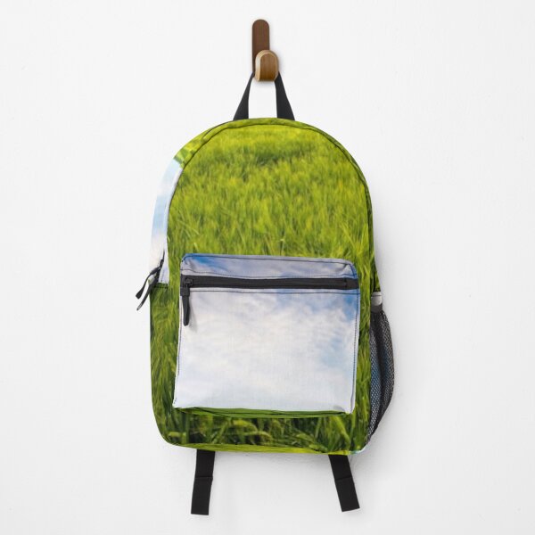 Item preview, Beautiful green landscape with green grass and mountain at sunset art designed and sold by BEAUTY ⭐⭐⭐⭐⭐.