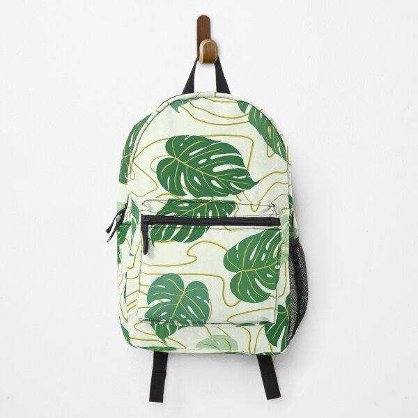 Item preview, Tropical Monstera leaves Pattern designed and sold by Looly Elzayat.