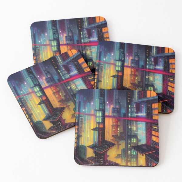 Item preview, Dystopian Cyber City designed and sold by Arkneer.