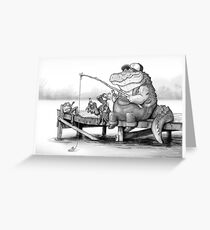 Fishing Buddies Greeting Card