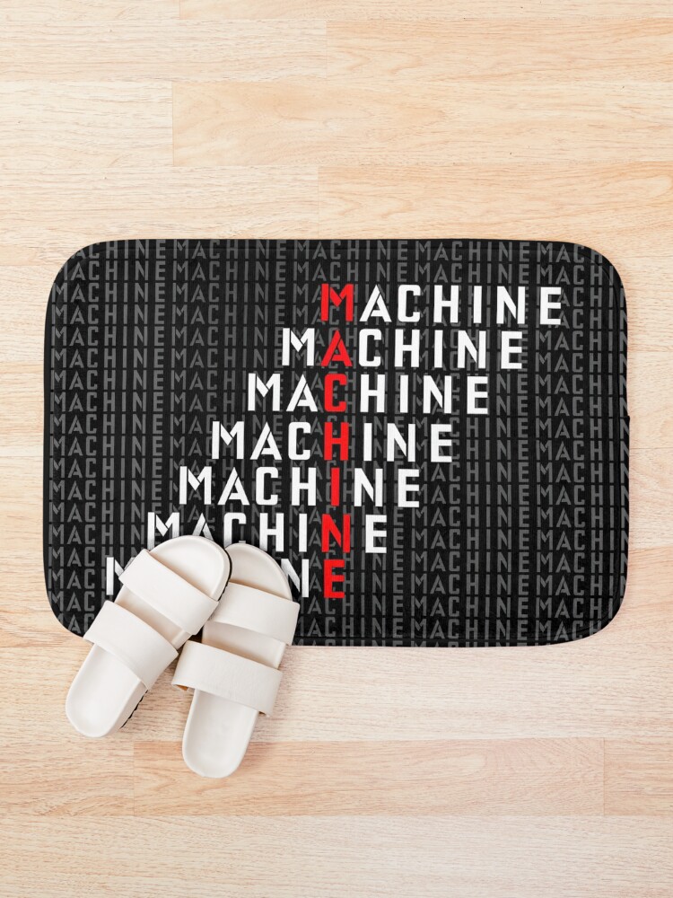 Thumbnail 1 of 6, Bath Mat, Machine designed and sold by Firewallmud.