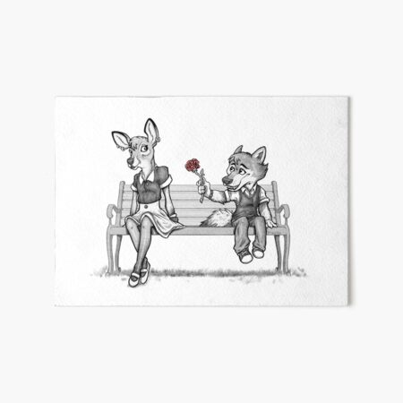 First Love Art Board Print