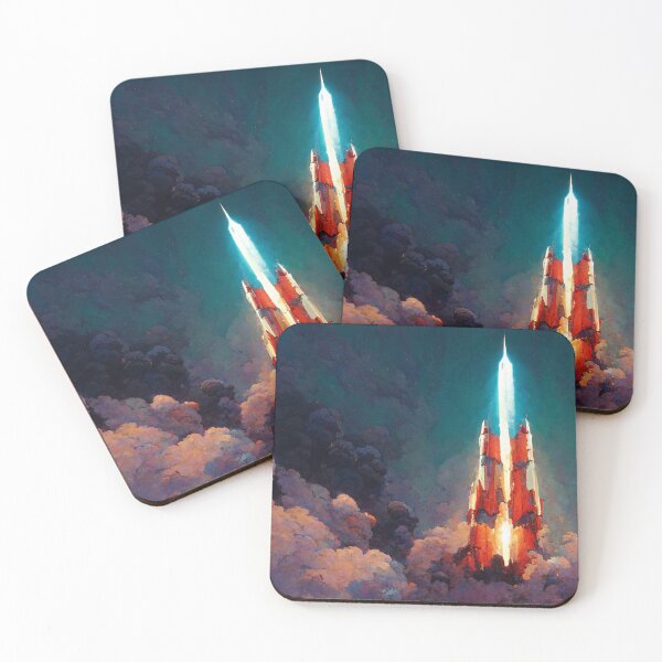 Item preview, Rocket launch into space. designed and sold by Maniock.