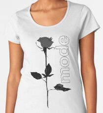 Mode Rose Black Women's Premium T-Shirt