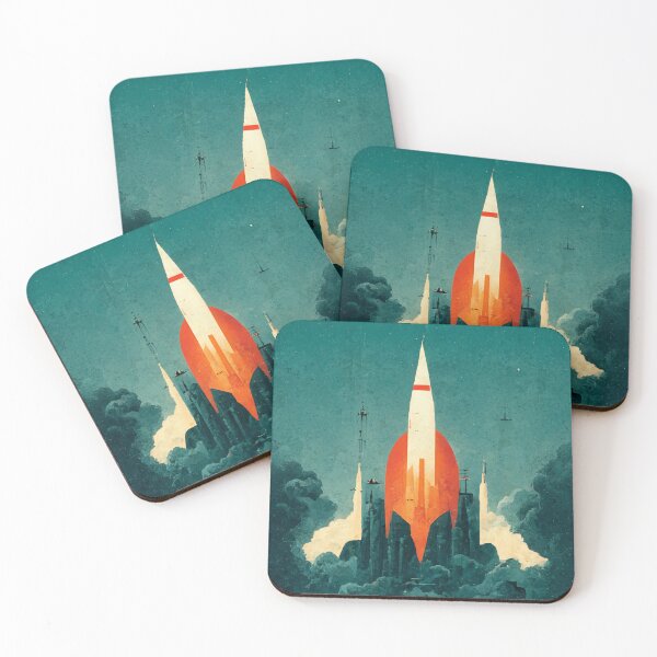 Item preview, Rocket launch into space - drawing. designed and sold by Maniock.