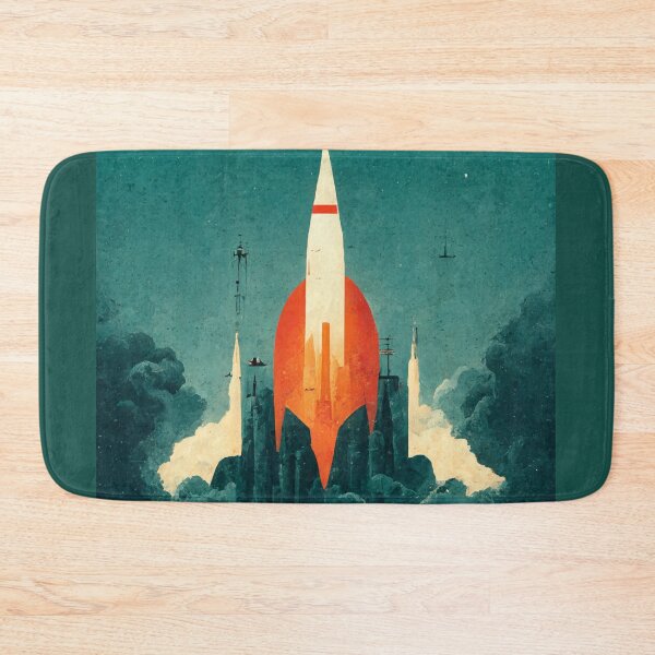 Item preview, Rocket launch into space - drawing. designed and sold by Maniock.
