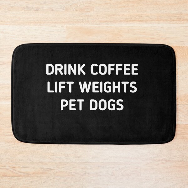 Item preview, Lift-Weights-Pet-Dogs-Drink-Coffee-Gym-Life-Gift-Happiness designed and sold by Itaxi.