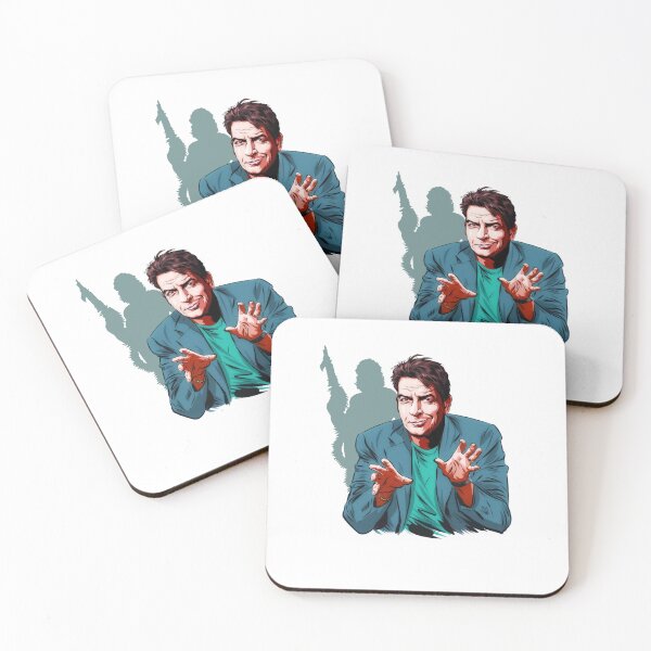 Item preview, Charlie Sheen - An illustration by Paul Cemmick designed and sold by Amraiu13.