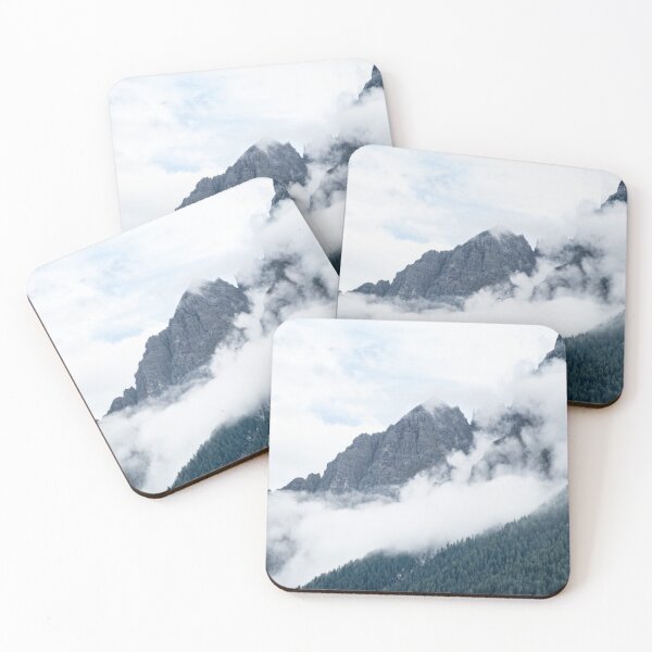 Item preview, Beautiful green landscape with mountains and fog  art designed and sold by BEAUTY ⭐⭐⭐⭐⭐.