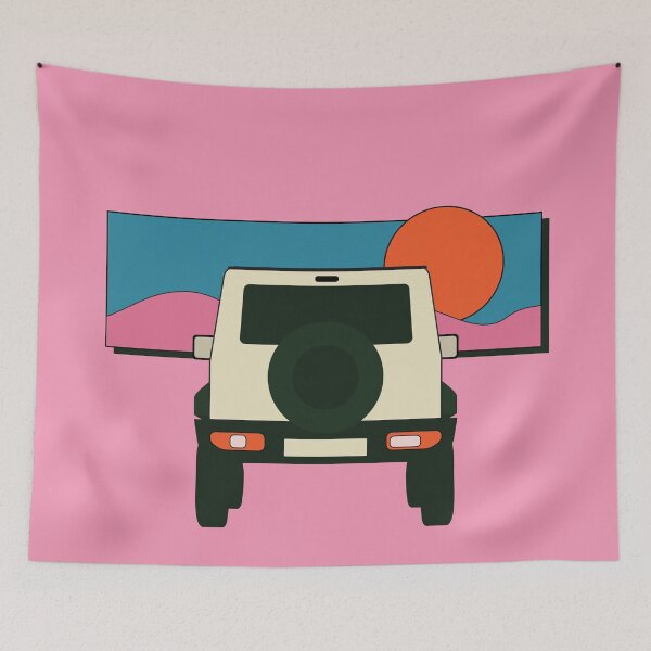 Item preview, Chiffon Ivory Suzuki Jimny | Into The Sunset designed and sold by stoicjimny.