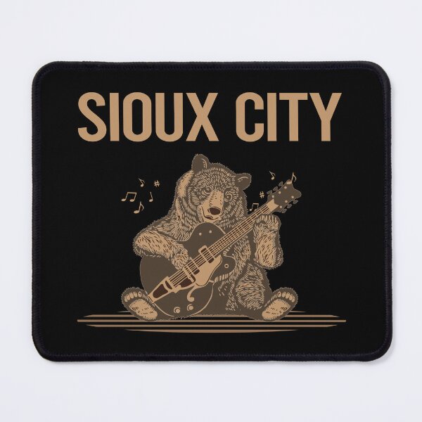 Item preview, Bear With Guitar Sioux City designed and sold by BloodMoneyTwit.