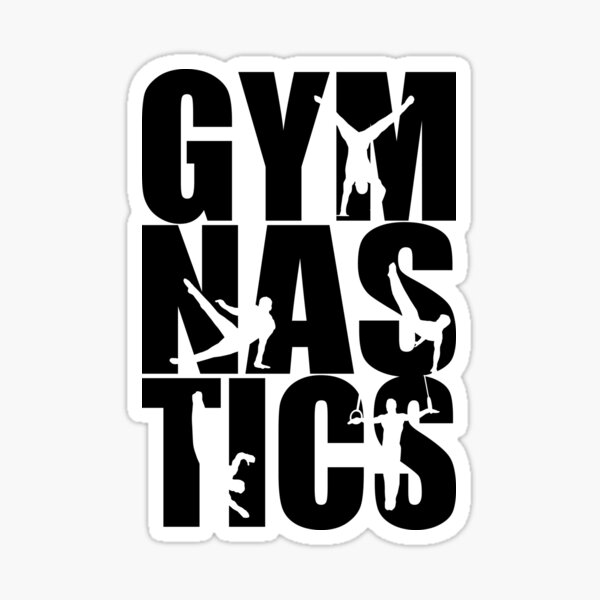 Gymnast, Gymnastics - Men's and Boys Gymnastics Sticker