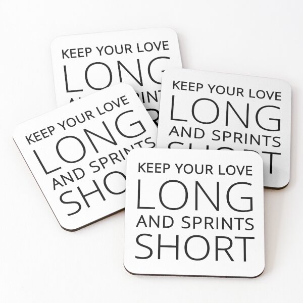 Item preview, Scrum Master Keep Your Love Long and Sprints Short designed and sold by trendingatees.
