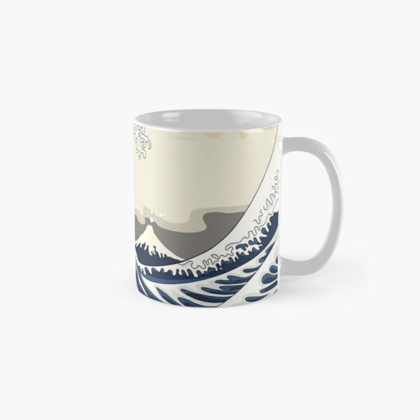 Surfing The Waves Travel Mug by zeynepozbey