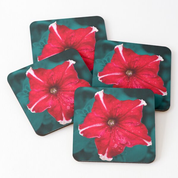 Item preview, Red Petunia Flower designed and sold by hoagster.