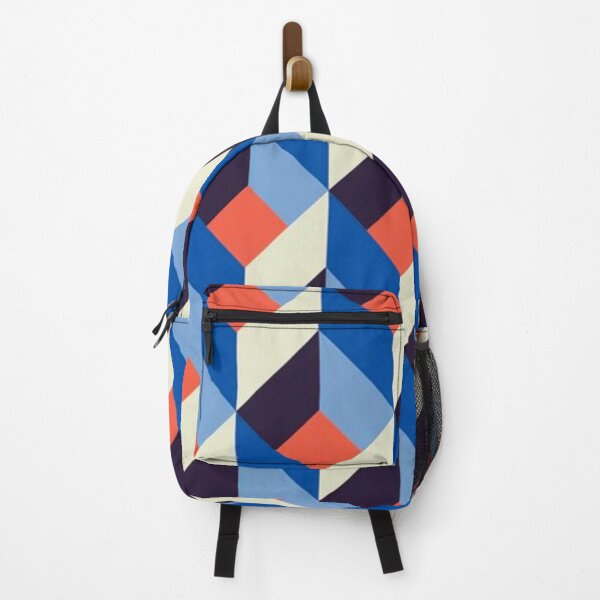 Item preview, Isometric Blue and Orange Pattern designed and sold by the-al-foil.