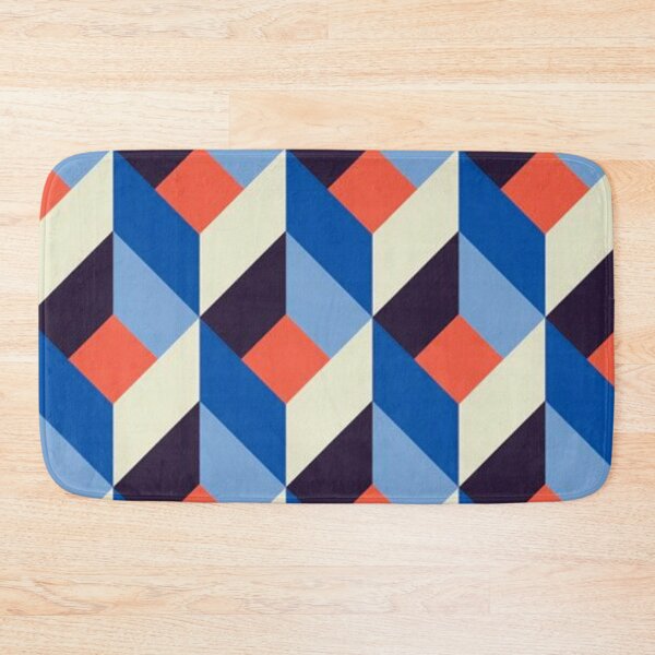 Item preview, Isometric Blue and Orange Pattern designed and sold by the-al-foil.