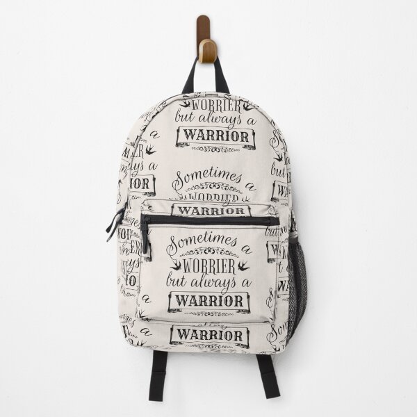 Item preview, Sometimes A Worrier But Always A Warrior, Black Font designed and sold by TrulyEpoque.