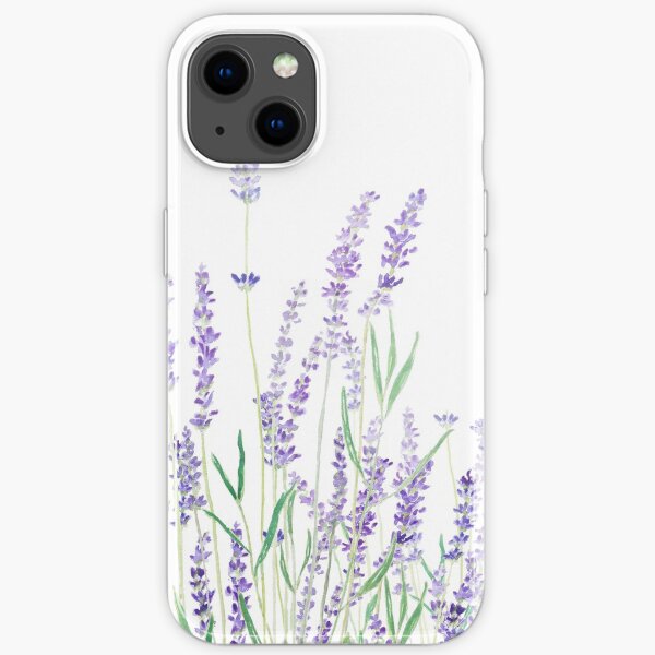 purple lavender iPhone Soft Case
