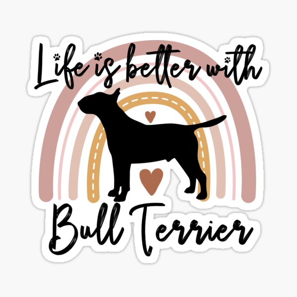 Item preview, Bull Terrier Rainbow Aesthetic Boho designed and sold by rafaeltto.