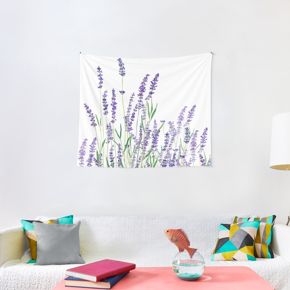 purple lavender Tapestry