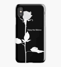 Enjoy the Silence style Rose white iPhone Case/Skin