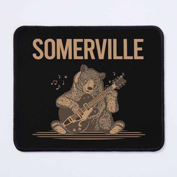 Item preview, Bear With Guitar Somerville designed and sold by BloodMoneyTwit.
