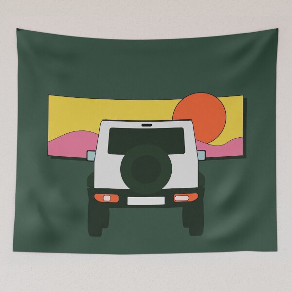 Item preview, Superior White Suzuki Jimny - Into The Sunset designed and sold by stoicjimny.