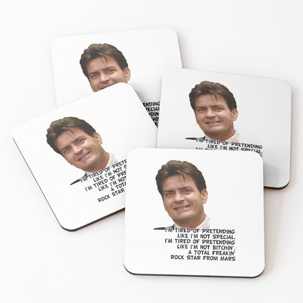 Item preview, Charlie sheen quotes designed and sold by Amraiu13.