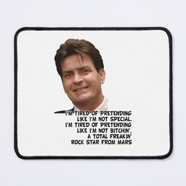 Item preview, Charlie sheen quotes designed and sold by Amraiu13.