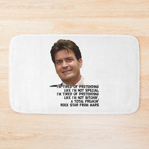 Item preview, Charlie sheen quotes designed and sold by Amraiu13.